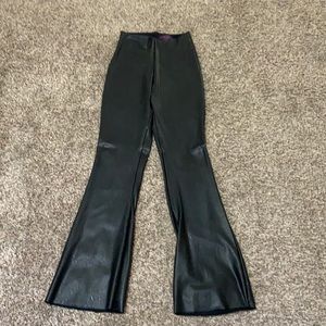 Commando Flared Leather Leggings Sz. Large